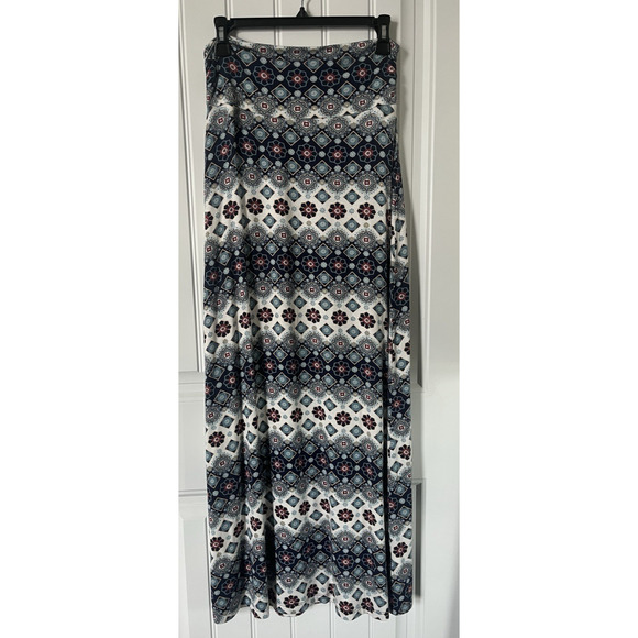 Gilli Maxi Skirt | Medium | Mosaic Flower | Gypsy Blue Boho Multi Color | EUC - Picture 2 of 9